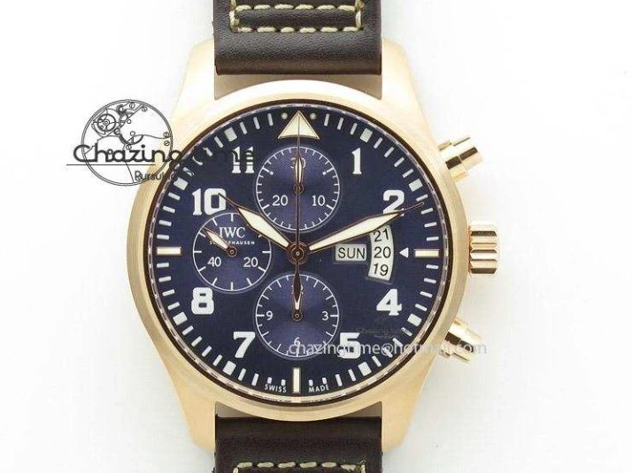 MIROTIME 0514 GoodFit Big Pilot Real PR IW500912 ZF Best Edition Black Dial On Black Leather Strap A 7287